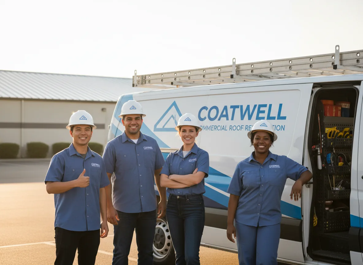 Commercial roof coating company in Lake City, PA